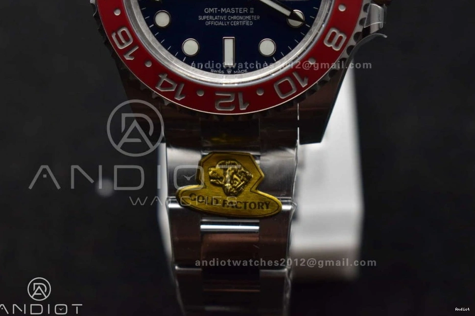 Edition II GMT 126719 Bracelet Weight Gold on Gain BLRO Factory Master Black VR3285 Oyster 1:1 CHS Dial Best 0507